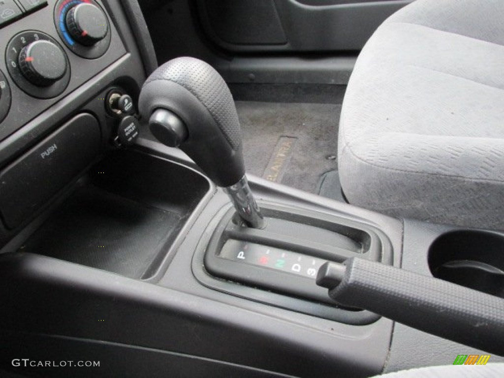 2005 Elantra GLS Sedan - Moonlit Blue / Gray photo #15