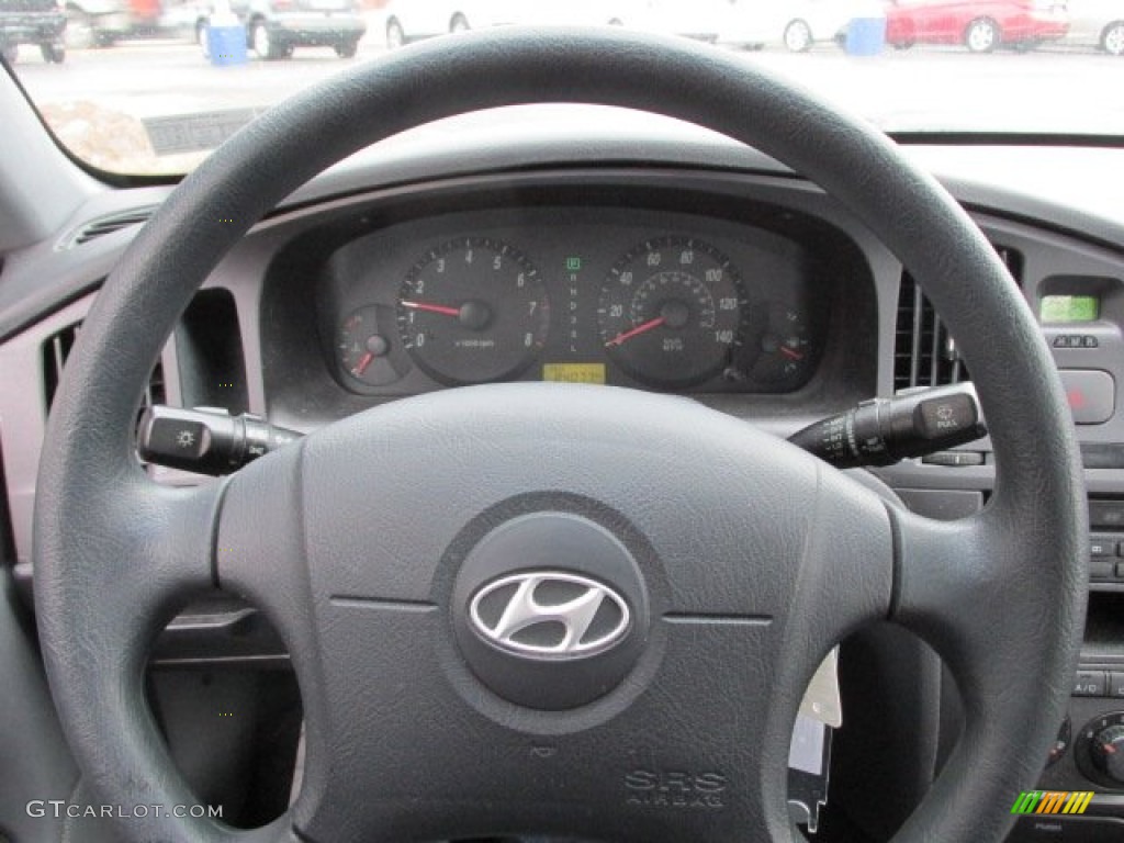 2005 Elantra GLS Sedan - Moonlit Blue / Gray photo #17