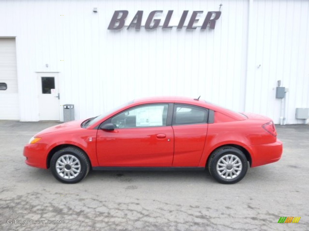 2007 ION 2 Quad Coupe - Chili Pepper Red / Black photo #1