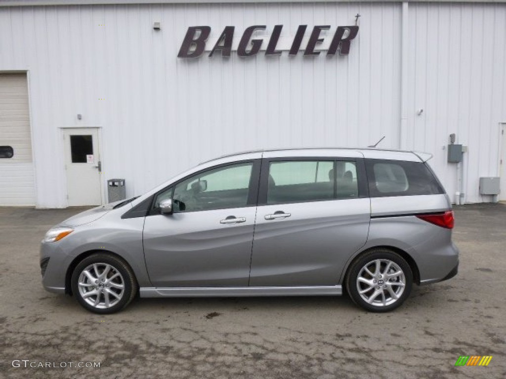 2013 MAZDA5 Touring - Liquid Silver Metallic / Black photo #1