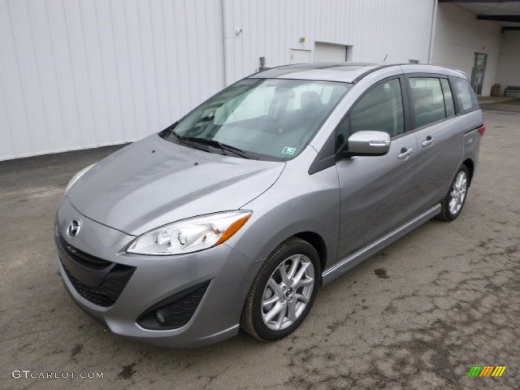 2013 MAZDA5 Touring - Liquid Silver Metallic / Black photo #2