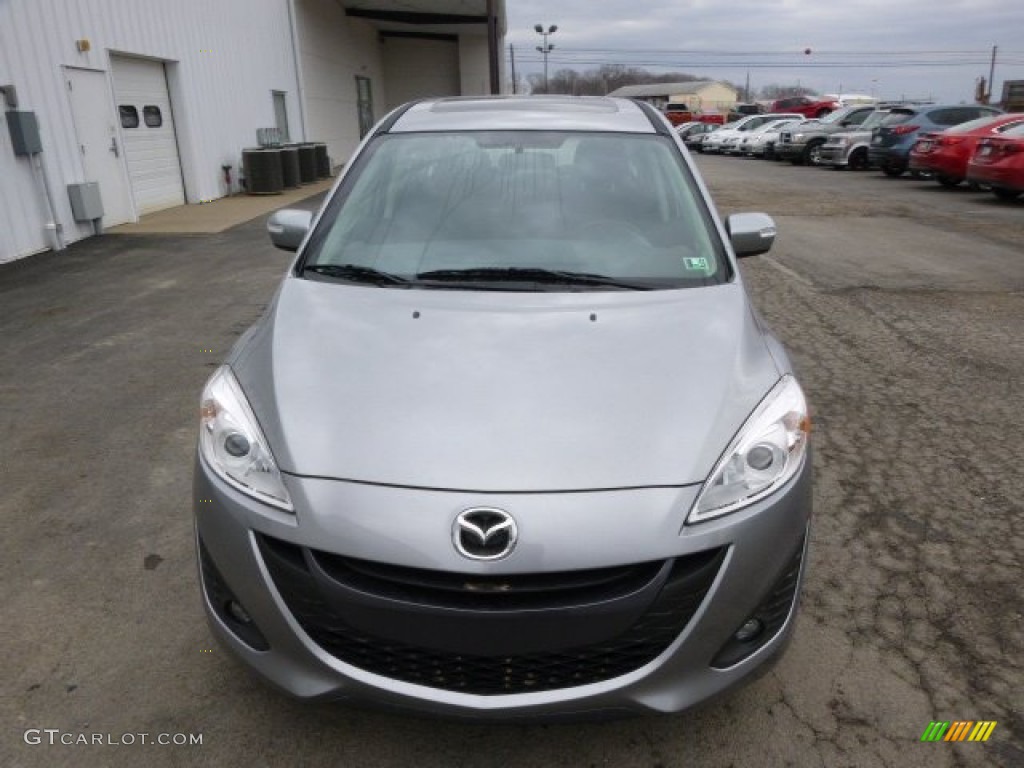 2013 MAZDA5 Touring - Liquid Silver Metallic / Black photo #3