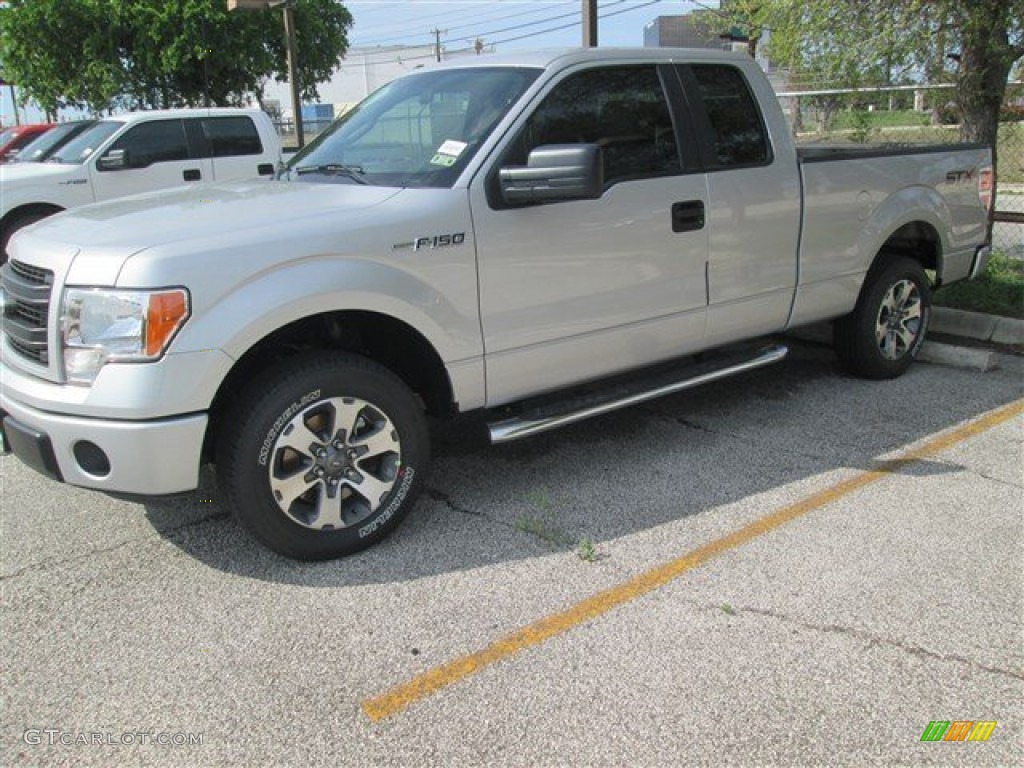 2014 F150 STX SuperCab - Ingot Silver / Steel Grey photo #1