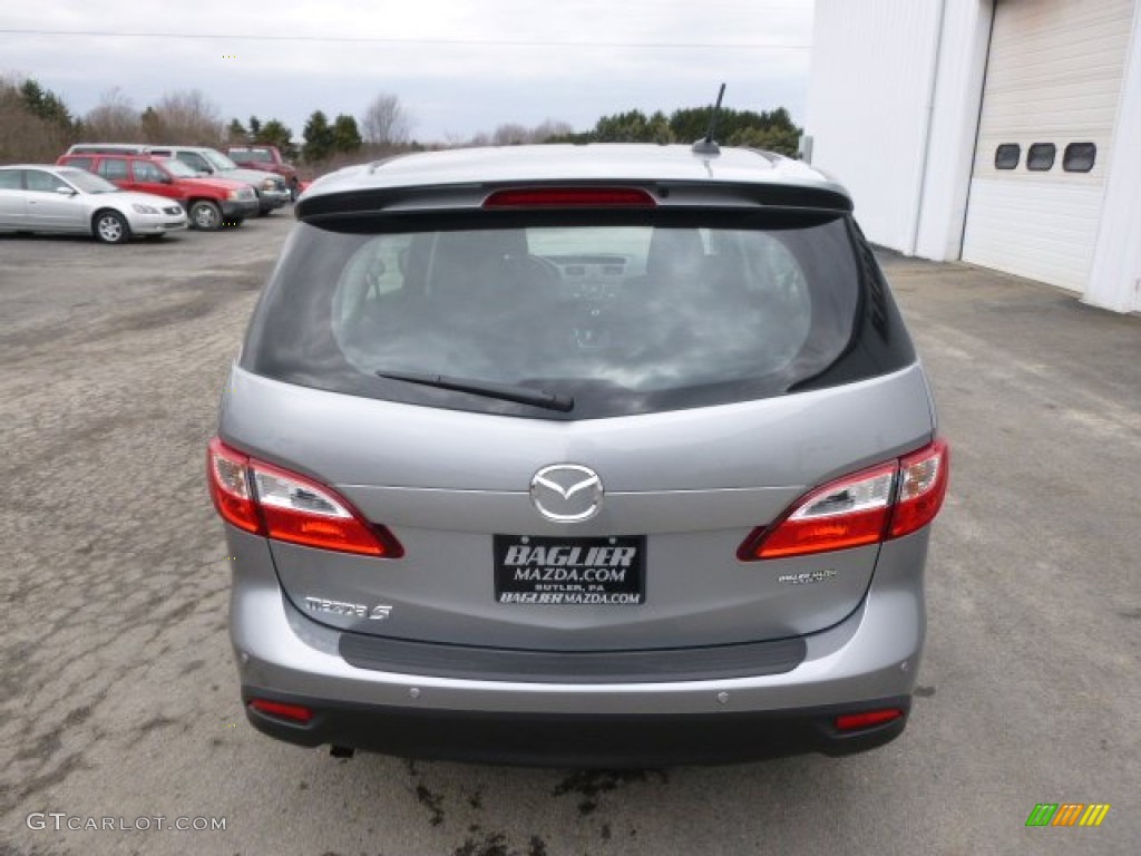 2013 MAZDA5 Touring - Liquid Silver Metallic / Black photo #7