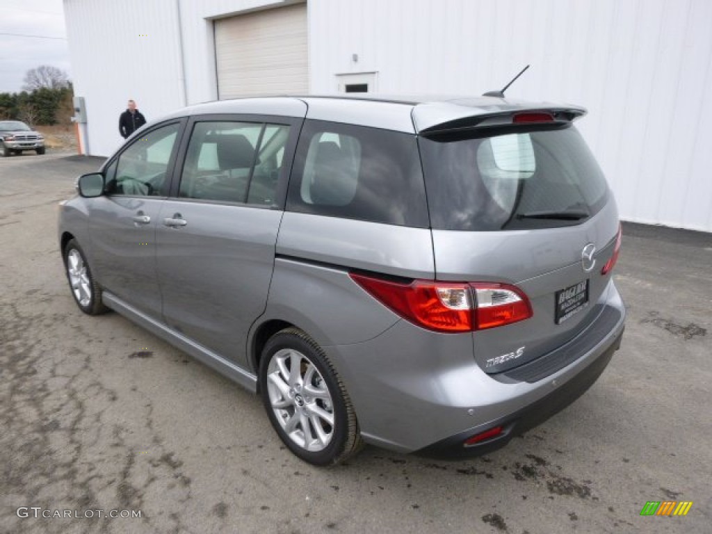 2013 MAZDA5 Touring - Liquid Silver Metallic / Black photo #8