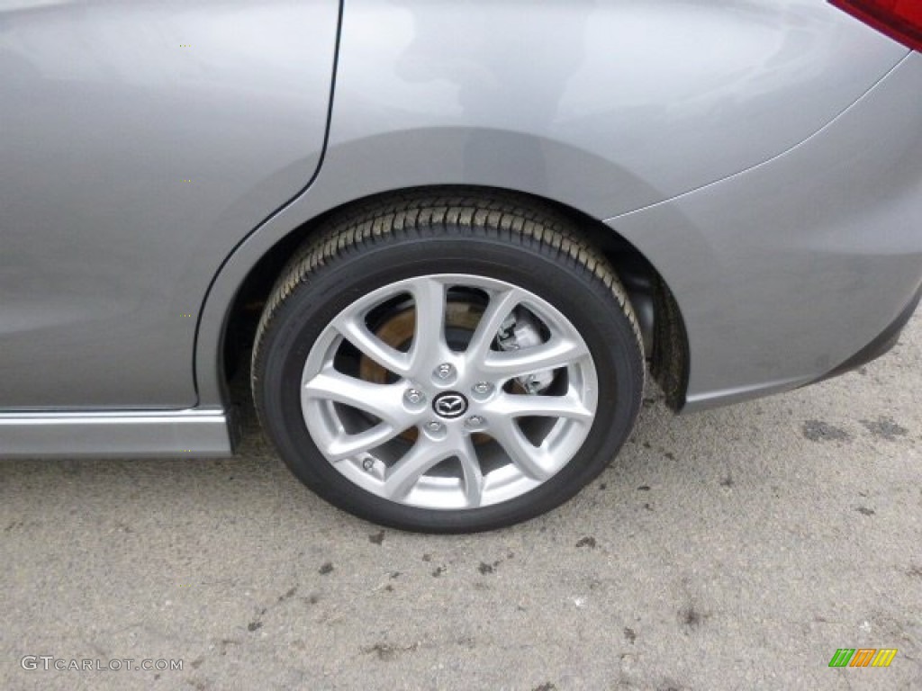 2013 MAZDA5 Touring - Liquid Silver Metallic / Black photo #9