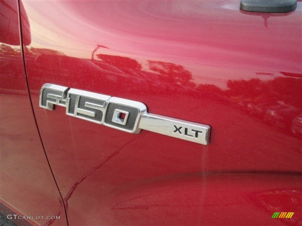 2014 F150 XLT SuperCrew 4x4 - Ruby Red / Steel Grey photo #6