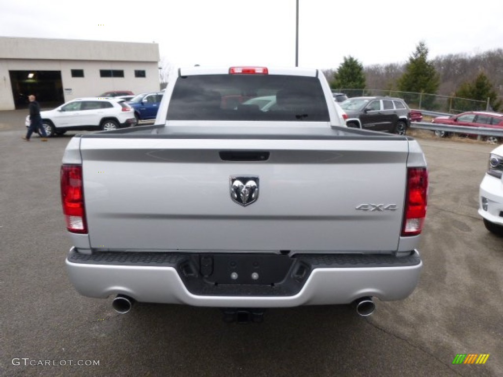 2014 1500 Express Crew Cab 4x4 - Bright Silver Metallic / Black/Diesel Gray photo #7