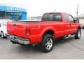 Red Clearcoat - F250 Super Duty Lariat SuperCab 4x4 Photo No. 3