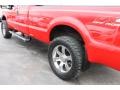 2007 Red Clearcoat Ford F250 Super Duty Lariat SuperCab 4x4  photo #4