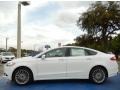 2014 Oxford White Ford Fusion Titanium AWD  photo #2