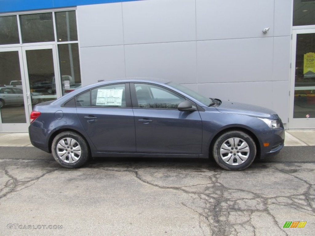 2014 Cruze LS - Atlantis Blue Metallic / Jet Black/Medium Titanium photo #2