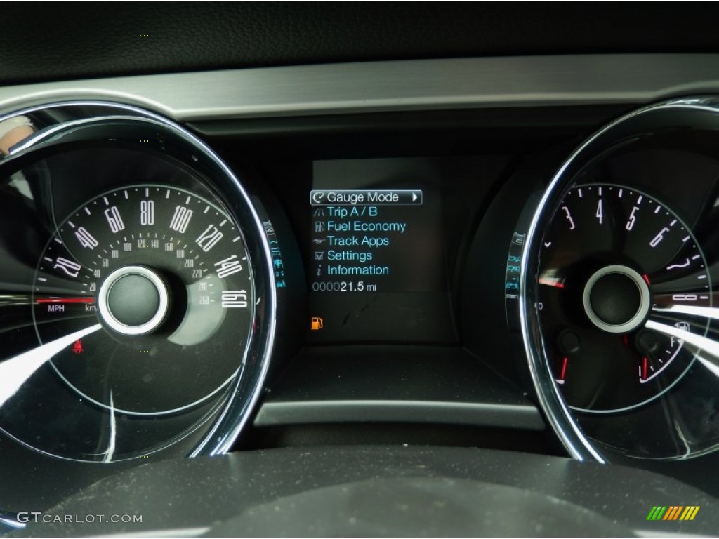 2014 Mustang V6 Premium Coupe - Gotta Have it Green / Charcoal Black photo #9