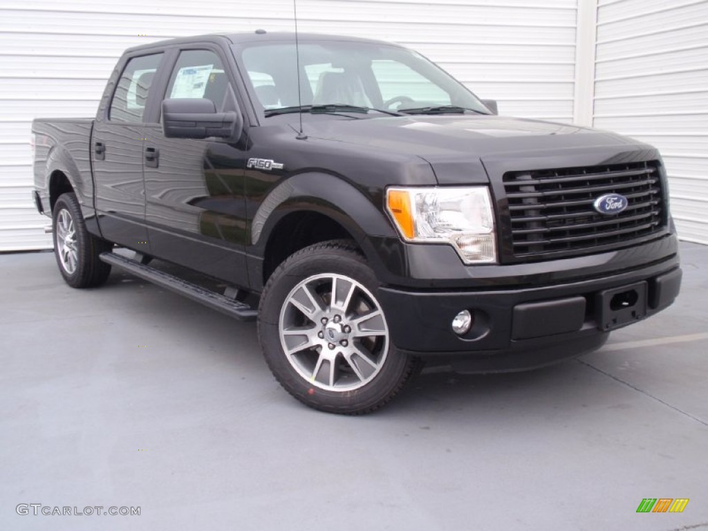 Tuxedo Black 2014 Ford F150 STX SuperCrew Exterior Photo #91958411