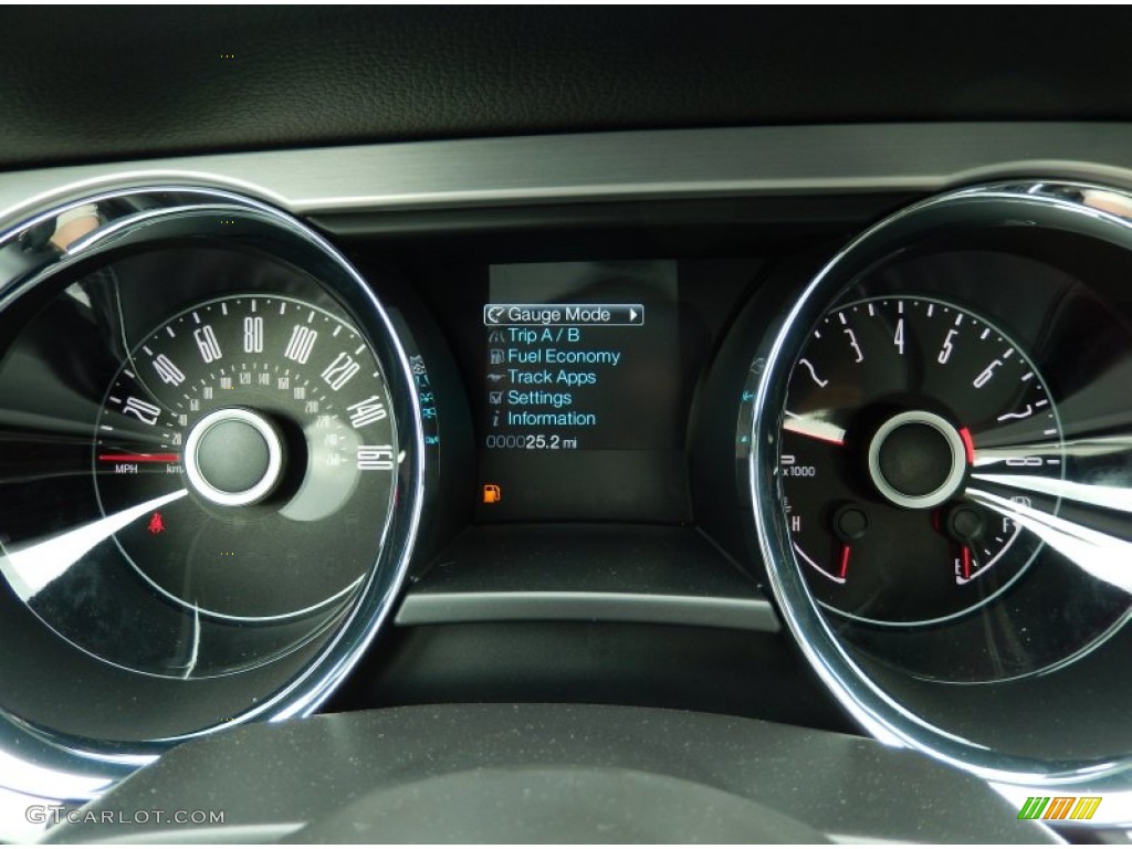 2014 Ford Mustang V6 Premium Coupe Gauges Photos