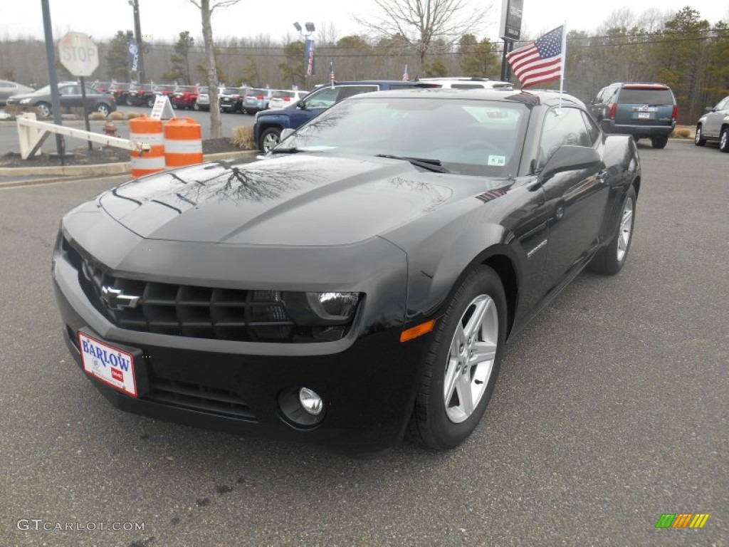 2011 Camaro LT Coupe - Black / Black photo #1