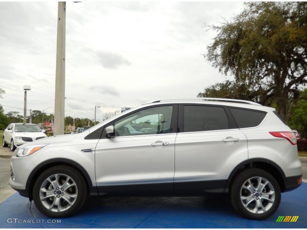 Ingot Silver 2014 Ford Escape Titanium 1.6L EcoBoost Exterior Photo #91959962