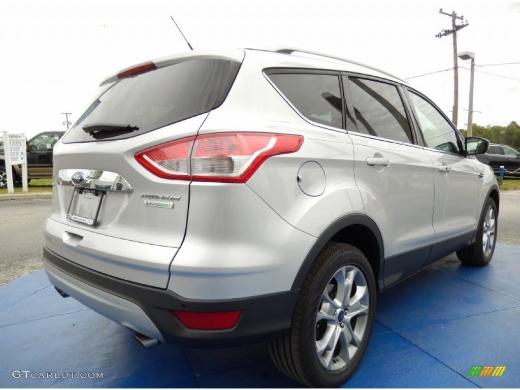 2014 Escape Titanium 1.6L EcoBoost - Ingot Silver / Medium Light Stone photo #3