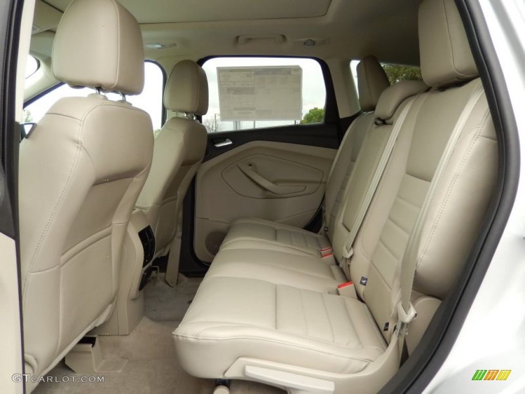 2014 Ford Escape Titanium 1.6L EcoBoost Rear Seat Photo #91960048