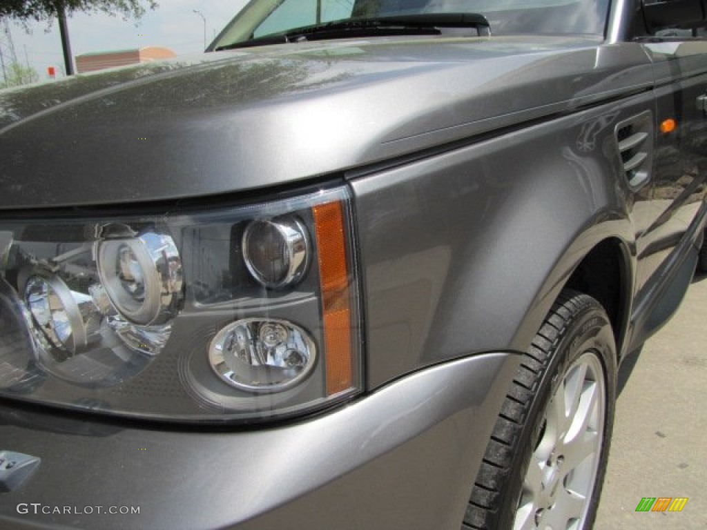 2008 Range Rover Sport HSE - Stornoway Grey Metallic / Ebony Black photo #6