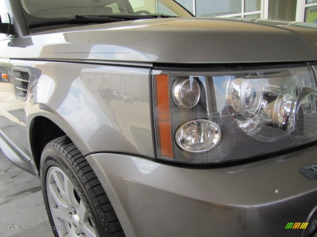 2008 Range Rover Sport HSE - Stornoway Grey Metallic / Ebony Black photo #15