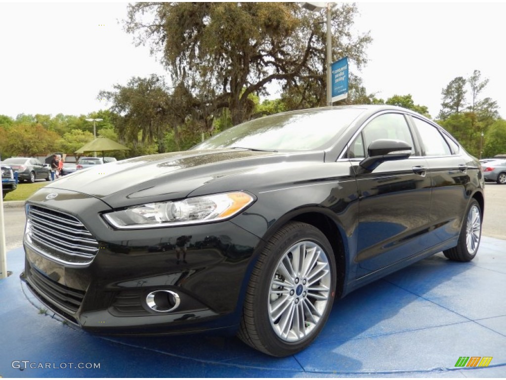 Dark Side 2014 Ford Fusion SE EcoBoost Exterior Photo #91962050
