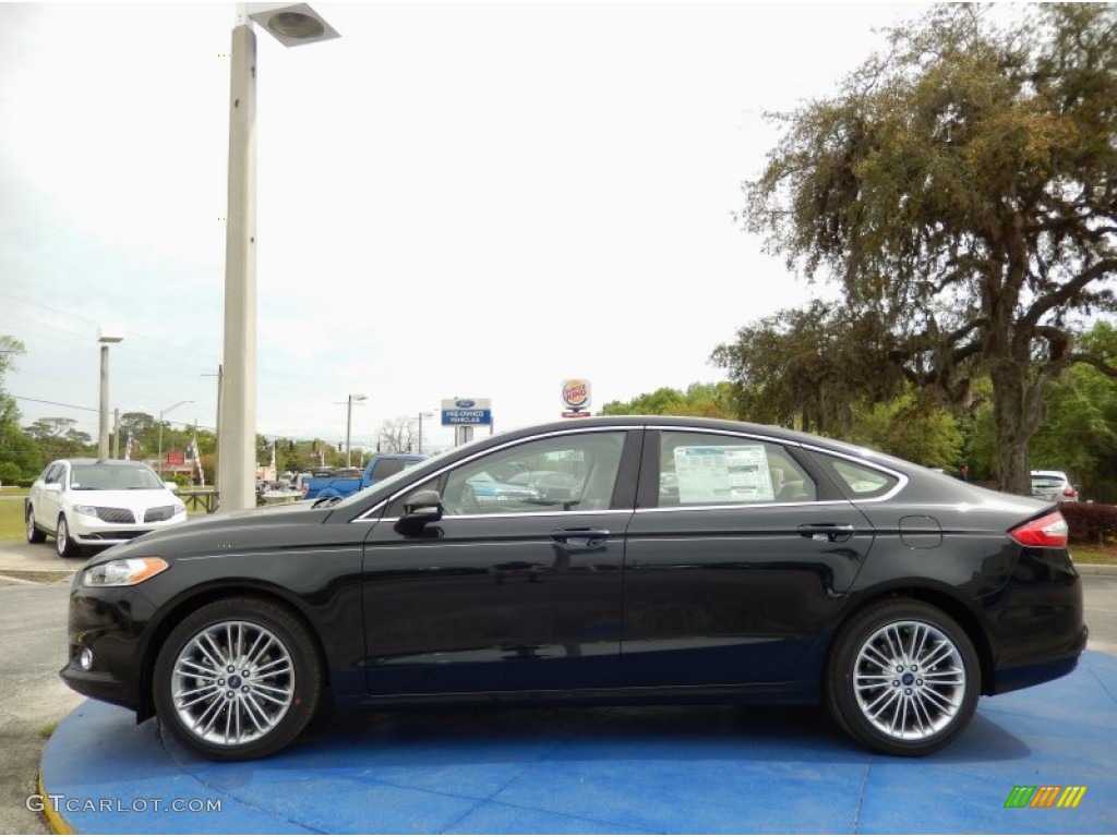 Dark Side 2014 Ford Fusion SE EcoBoost Exterior Photo #91962071
