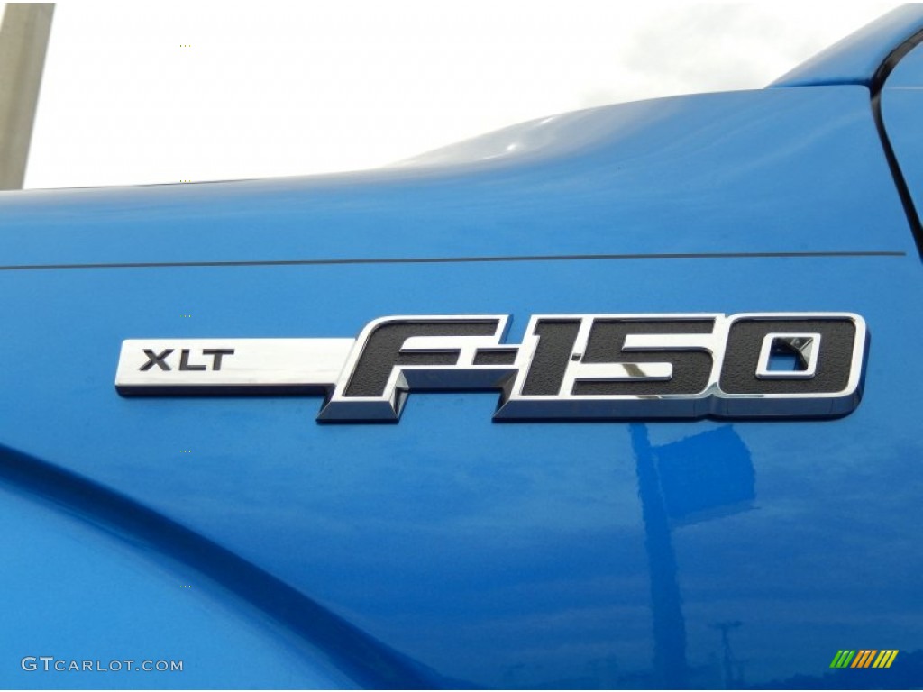 2014 F150 XLT SuperCab - Blue Flame / Steel Grey photo #5