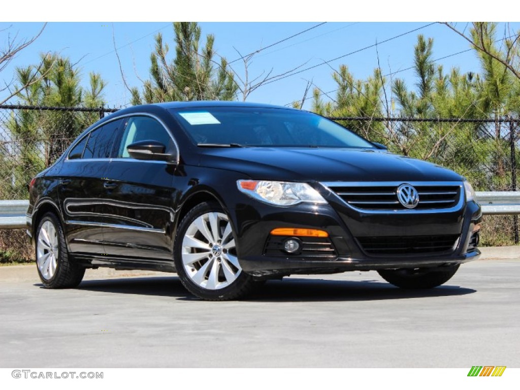 Deep Black Metallic 2010 Volkswagen CC Sport Exterior Photo #91963187