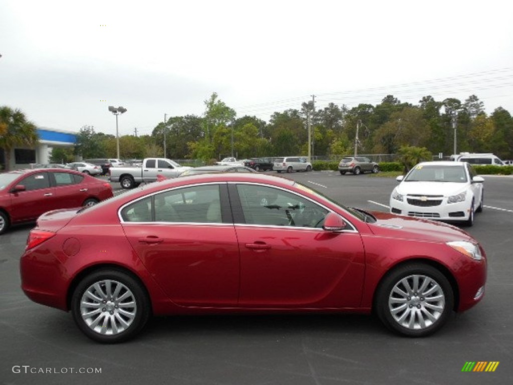 Crystal Red Tintcoat 2012 Buick Regal Standard Regal Model Exterior Photo #91965236