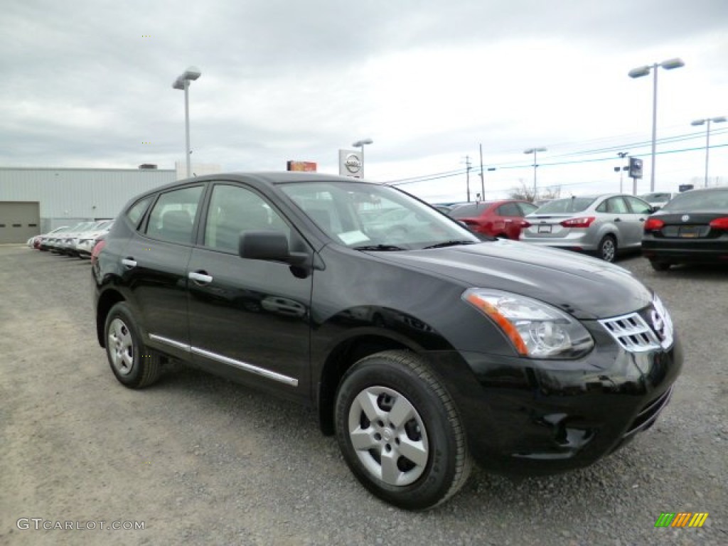 2014 Rogue Select S AWD - Super Black / Black photo #1