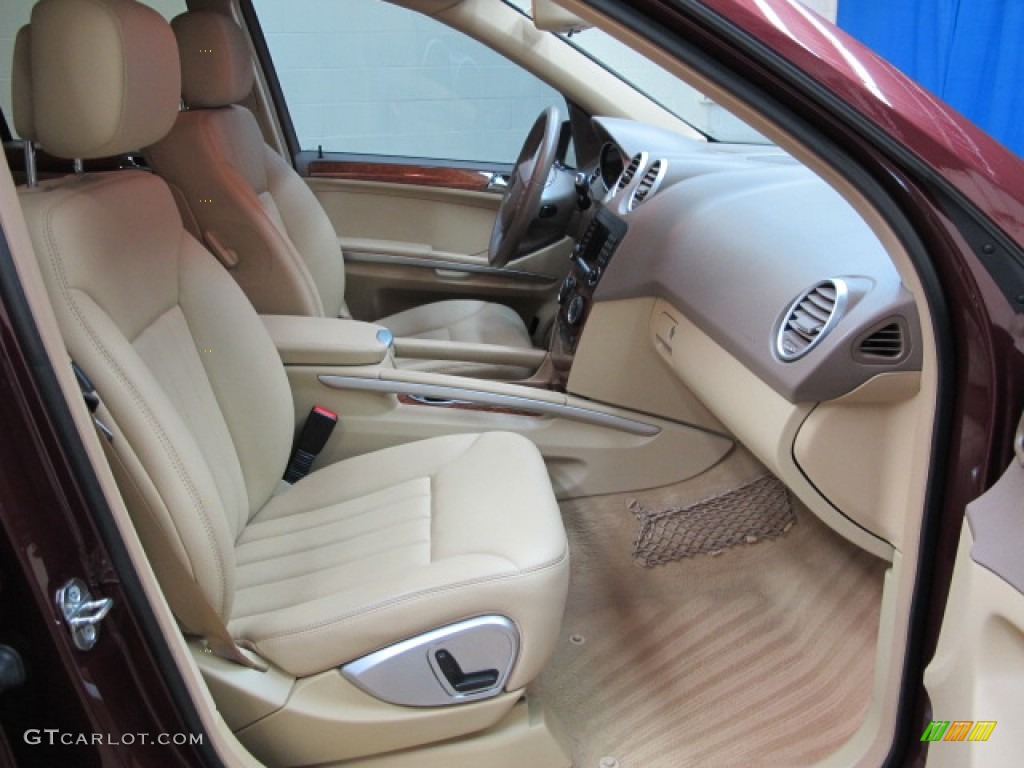 2008 ML 350 4Matic - Barolo Red Metallic / Macadamia photo #22