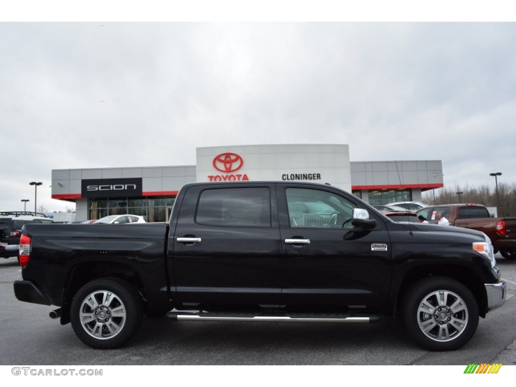 2014 Tundra 1794 Edition Crewmax 4x4 - Attitude Black Metallic / 1794 Edition Premium Brown photo #2