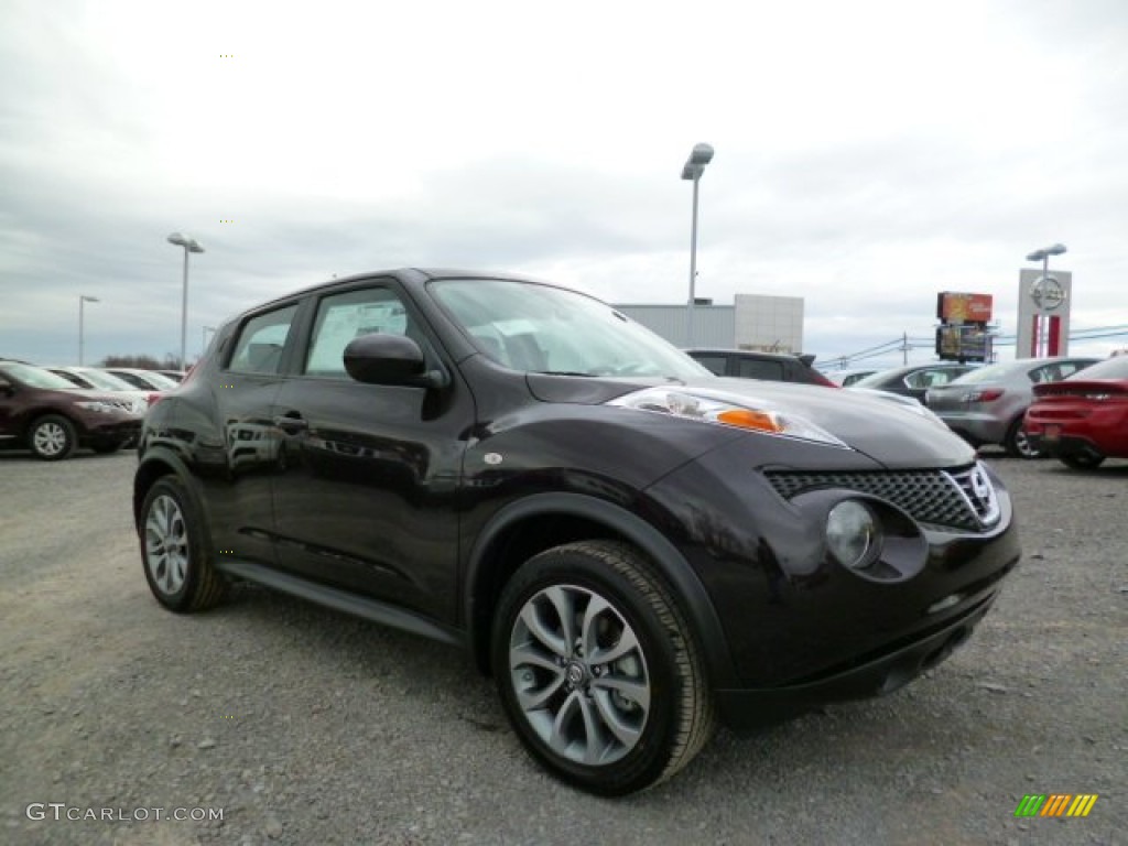 2014 Juke S AWD - Bordeaux Black / Black photo #1