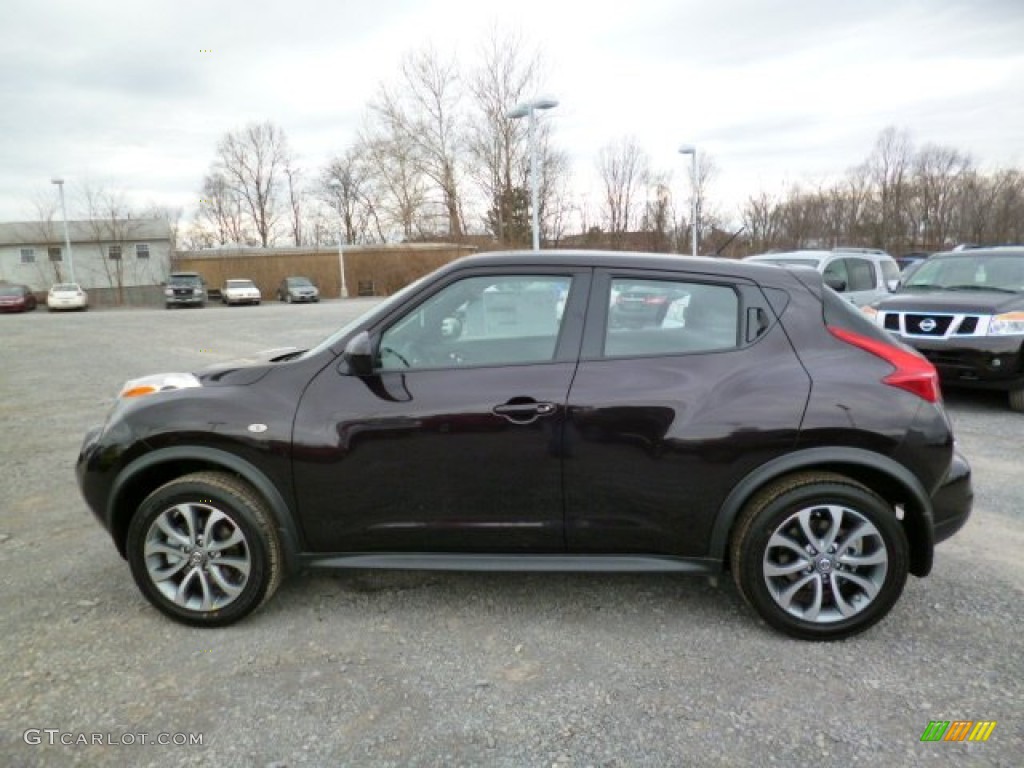 2014 Juke S AWD - Bordeaux Black / Black photo #4