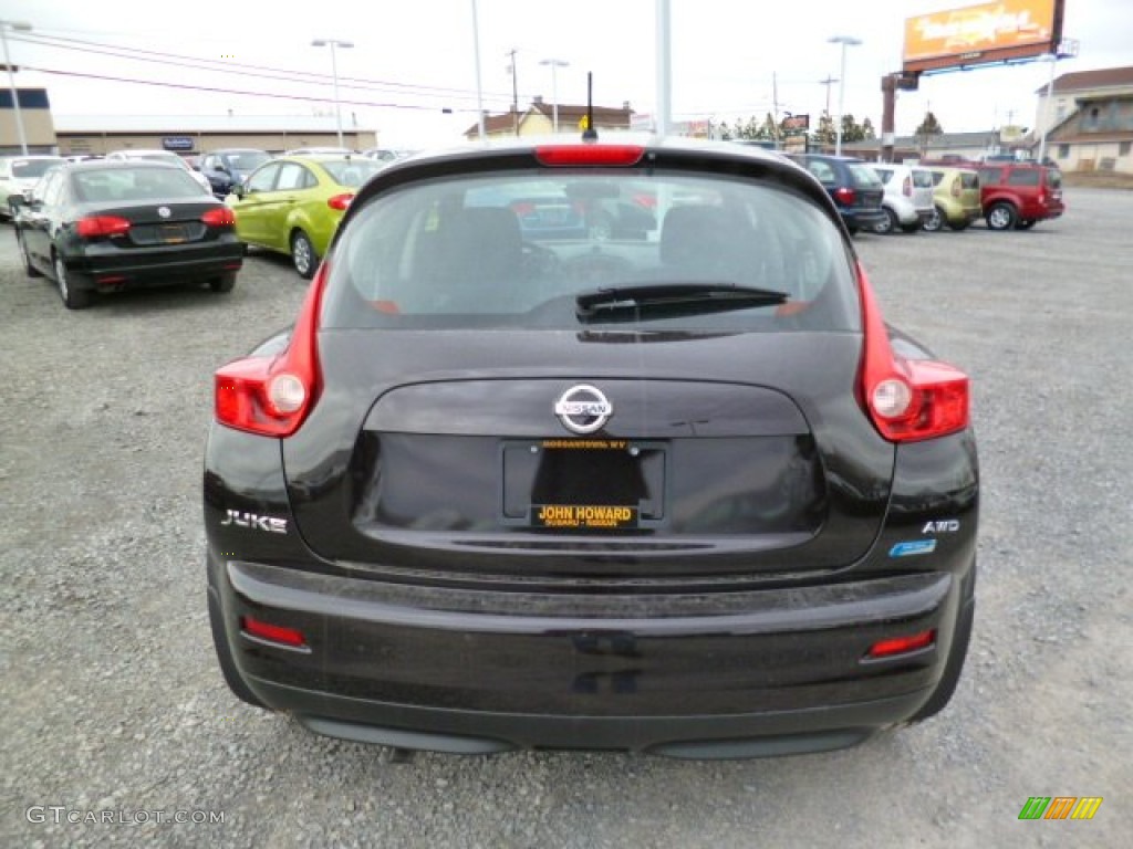 2014 Juke S AWD - Bordeaux Black / Black photo #6