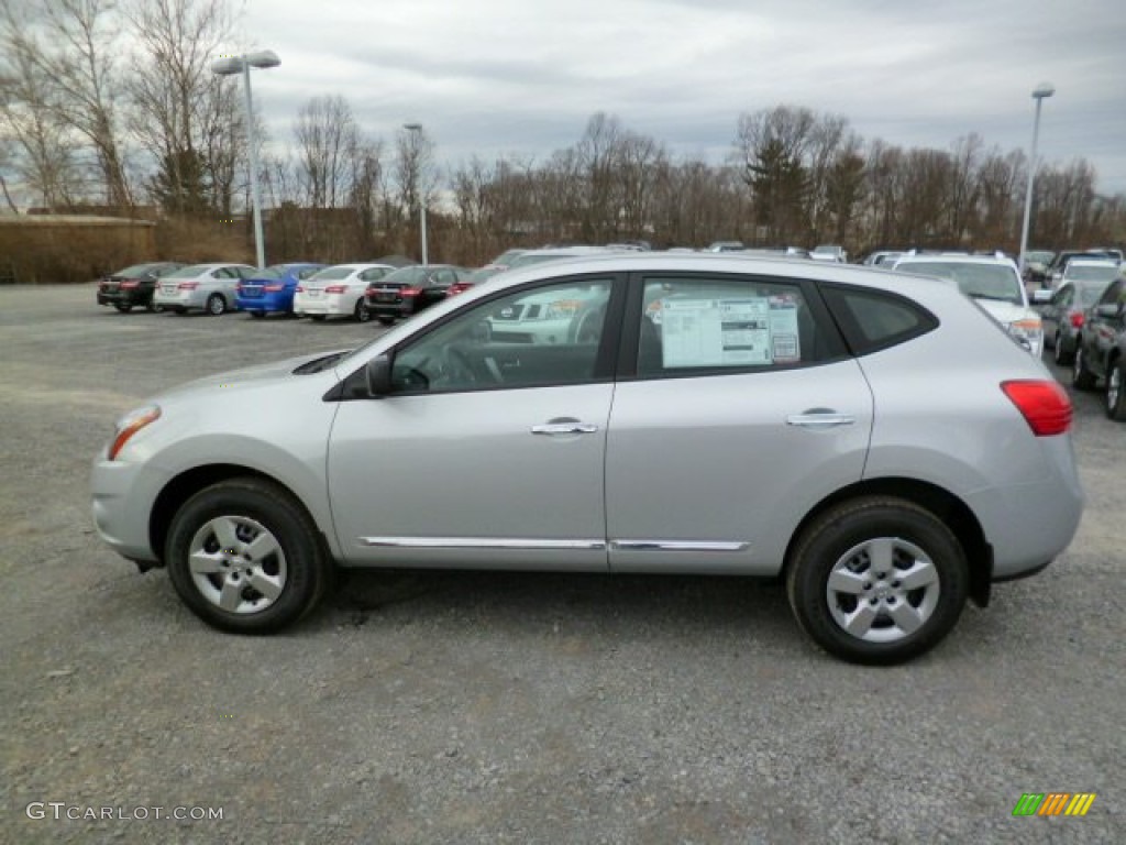 Brilliant Silver 2014 Nissan Rogue Select S Exterior Photo #91971854
