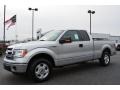 2014 Ingot Silver Ford F150 XLT SuperCab  photo #3