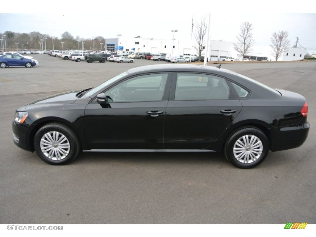Black 2014 Volkswagen Passat 2.5L S Exterior Photo #91974011
