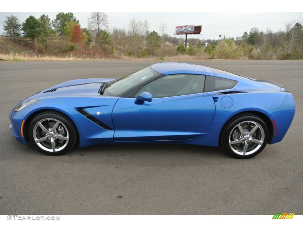 Laguna Blue Tintcoat 2014 Chevrolet Corvette Stingray Coupe Exterior Photo #91974956