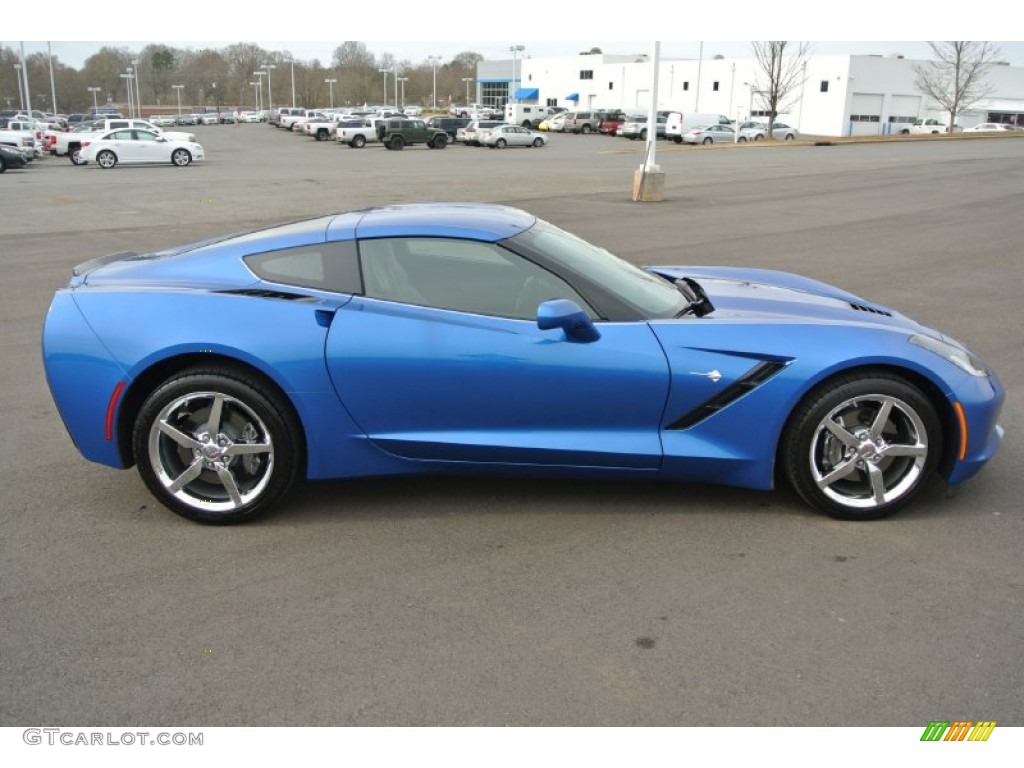 Laguna Blue Tintcoat 2014 Chevrolet Corvette Stingray Coupe Exterior Photo #91974983
