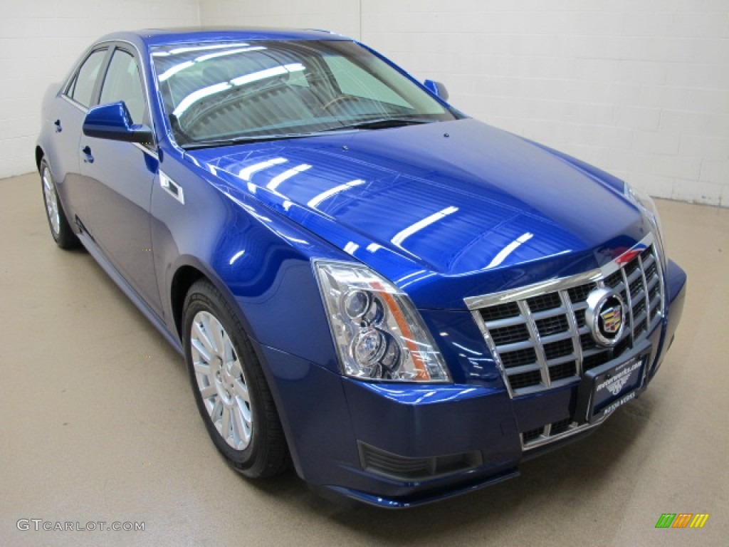2012 CTS 4 3.0 AWD Sedan - Opulent Blue Metallic / Cashmere/Cocoa photo #1