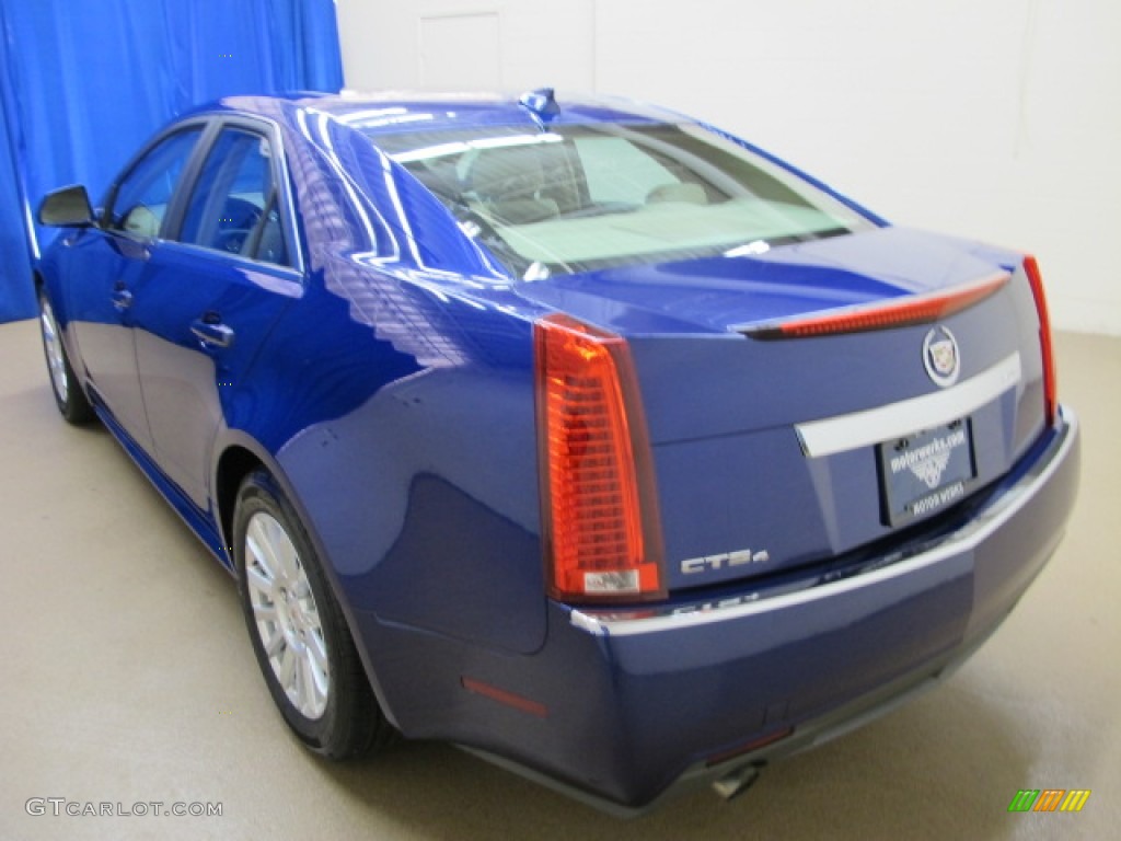 2012 CTS 4 3.0 AWD Sedan - Opulent Blue Metallic / Cashmere/Cocoa photo #6