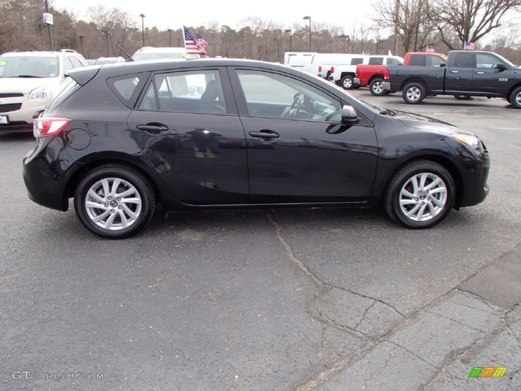 Black Mica 2013 Mazda MAZDA3 i Grand Touring 5 Door Exterior Photo #91978223