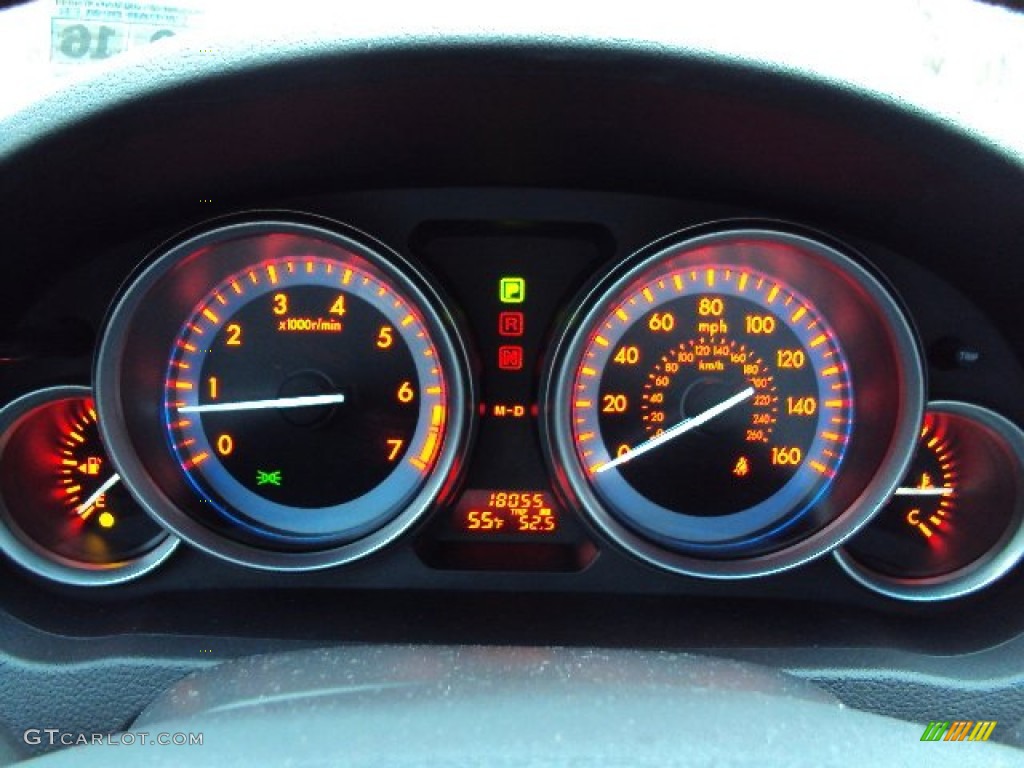 2012 Mazda MAZDA6 i Grand Touring Sedan Gauges Photo #91980671