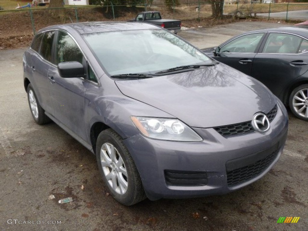 2007 CX-7 Sport - Galaxy Gray Mica / Black photo #1