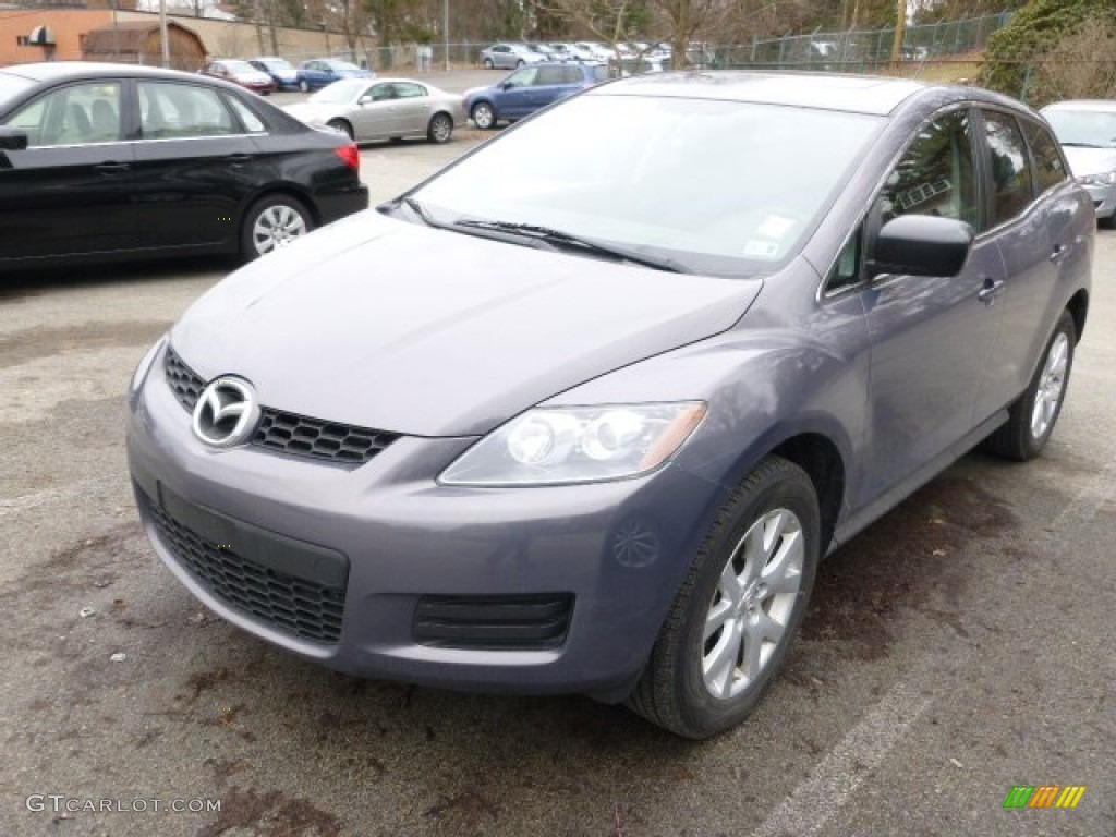 2007 CX-7 Sport - Galaxy Gray Mica / Black photo #3
