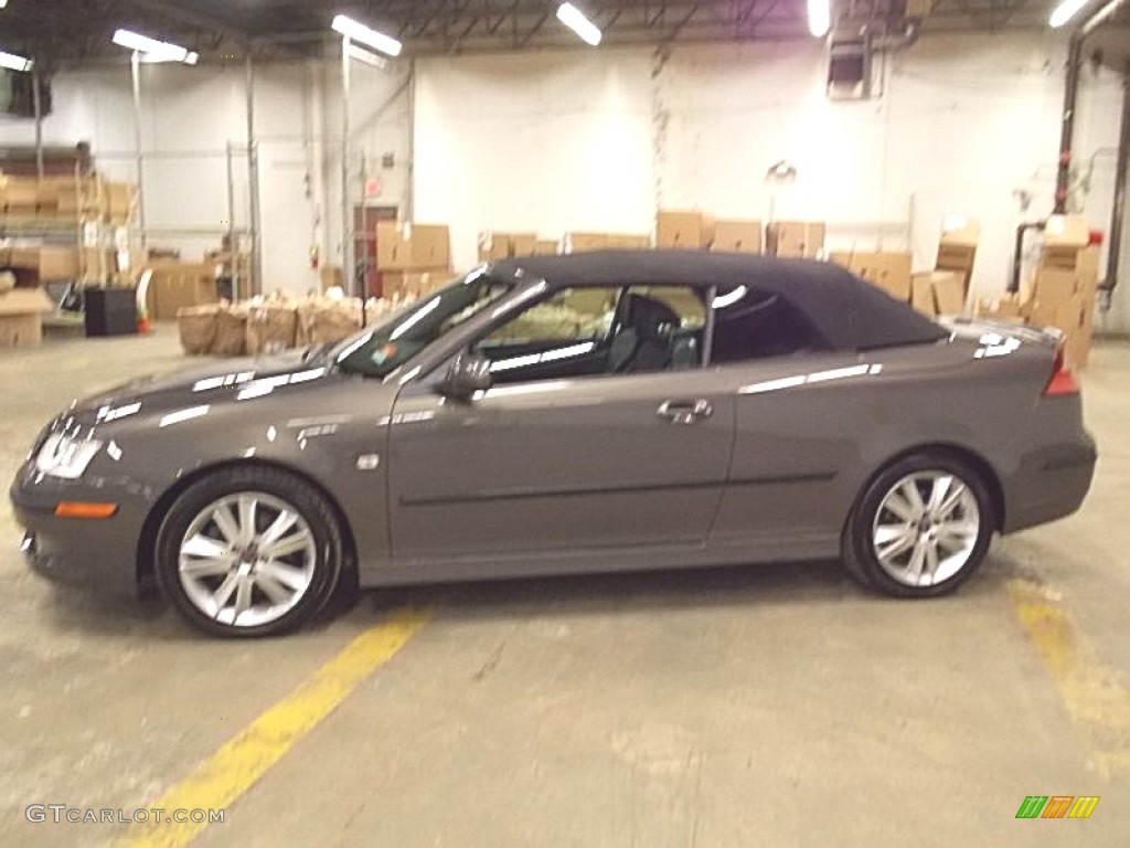 2007 9-3 2.0T Convertible - Smoke Beige Metallic / Black/Gray photo #2