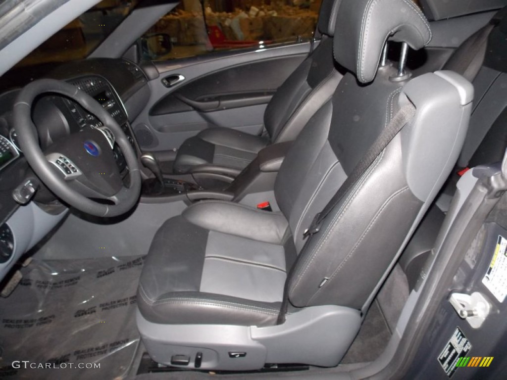 2007 9-3 2.0T Convertible - Smoke Beige Metallic / Black/Gray photo #5