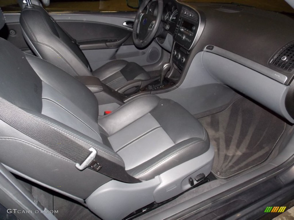2007 9-3 2.0T Convertible - Smoke Beige Metallic / Black/Gray photo #9